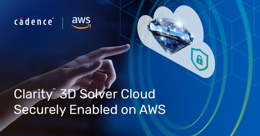 Cadence Unleashes Clarity 3D Solver on the Cloud for Straightforward, Secure and Scalable Electromagnetic Analysis of Complex Systems on AWS